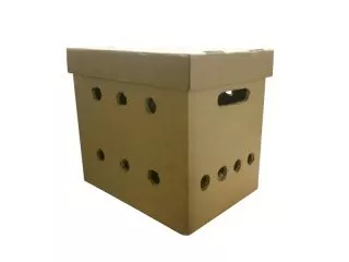 Коробка крышка-дно 250х275х250, непрозрачная, крафт